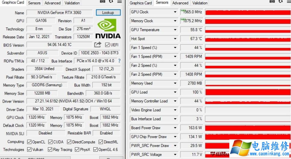 ASUS ROG STRIX RTX 3060 O12G GAMING显卡评测开箱