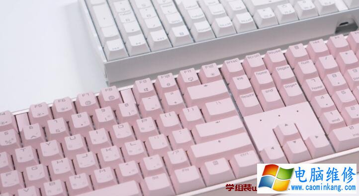 粉嫩樱桃Cherry MX Board 3.0S RGB Pink粉色静音红轴机械式键盘评测开箱