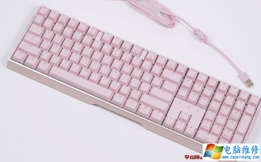 粉嫩樱桃Cherry MX Board 3.0S RGB Pink粉色静音红轴机械式键盘评测开箱