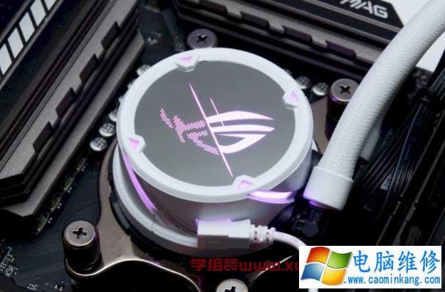 ROG STRIX LC II 360 ARGB WHITE EDITION开箱测试