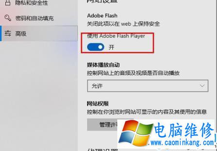 电脑浏览器flash插件怎么开启？