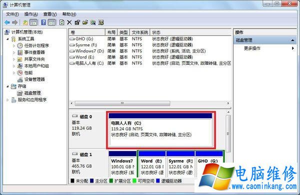 Win7系统怎么合并硬盘分区？Win7系统合并硬盘分区的图文教程